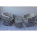 Outdoor Rattan Furniture Set With Hole